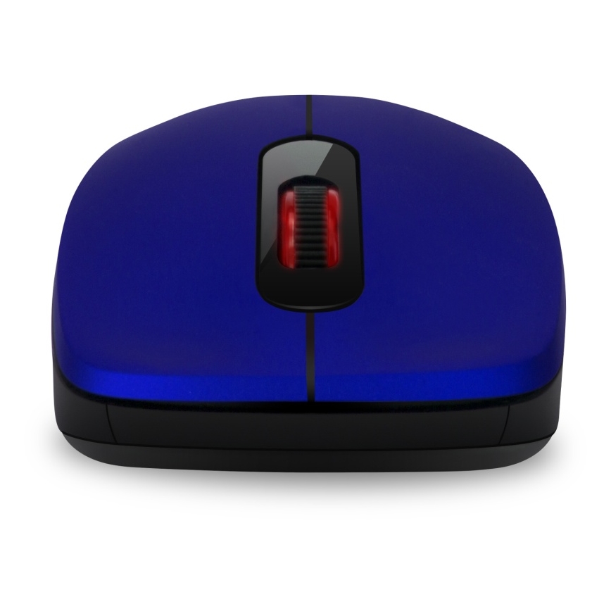 CONNECT IT CMO-2230-BL - Ratón inalámbrico silencioso MUTE 1200 DPI 1xAA negro/azul