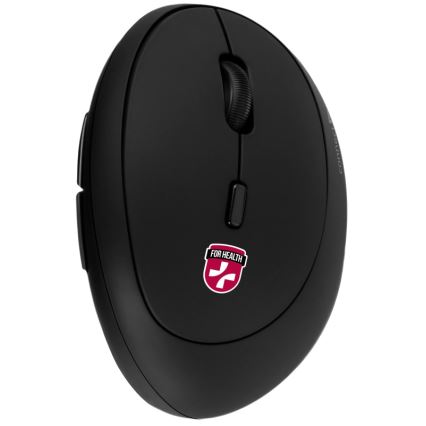 CONNECT IT CMO-2600-BK - Ratón inalámbrico ergonómico 800/1200/1600 DPI, 1x pila AA, negro