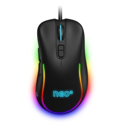 CONNECT IT CMO-3589-BK - LED RGB Ratón gaming con cable 200-7200 DPI negro