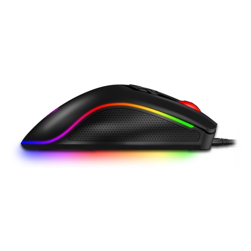 CONNECT IT CMO-3591-BK - LED RGB Ratón gaming con cable 500-7200 DPI negro
