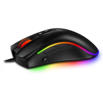 CONNECT IT CMO-3591-BK - Ratón gaming con cable LED RGB 500-7200 DPI negro