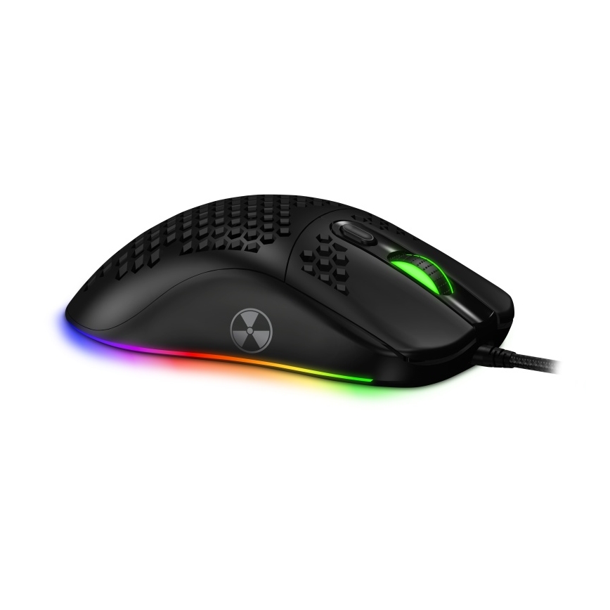 CONNECT IT CMO-5511-BK - LED RGB Ratón gaming con cable 200-12800 DPI negro