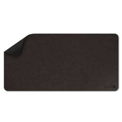 CONNECT IT CMP-4030-LG - Alfombrilla reversible para teclado y ratón 90x40 cm negra/marrón
