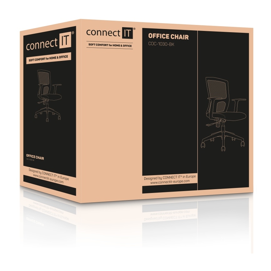 CONNECT IT COC-1030-BK - Silla de oficina ForHealth BetaPro negro