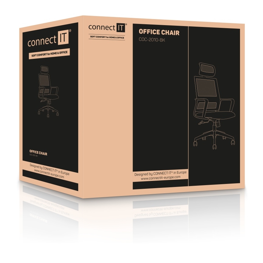 CONNECT IT COC-2010-BK - Silla de oficina ForHealth GamaPro negro