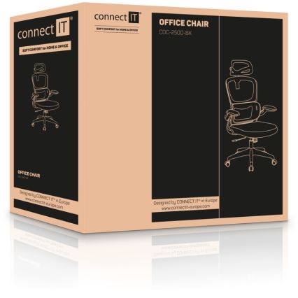 CONNECT IT COC-2500-BK - Silla de oficina ForHealth DeltaPro negro