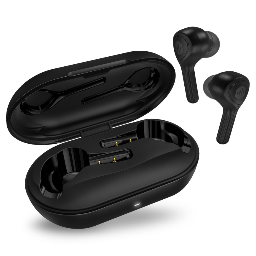 CONNECT IT HEP-5300-BK - Audífonos inalámbricos con un micrófono 300 mAh + 2x 35 mAh negro