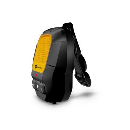 CONNECT IT HSP-1010-BK - Altavoz inalámbrico ClipBEAT con micrófono, 2 W/5 V, 560 mAh, IPX7, negro/amarillo