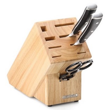 Continenta C30514 - Soporte para cuchillos 22x11,5x22 cm de caucho
