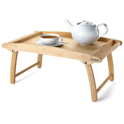 Continenta C3061 - Bandeja para cama 61x35 cm de caucho