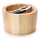Continenta C3091 - Cuenco para nueces con cascanueces 19x11,5 cm árbol de caucho
