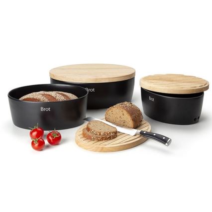 Continenta C3730 - Panera 13,5x30 cm negro/beige