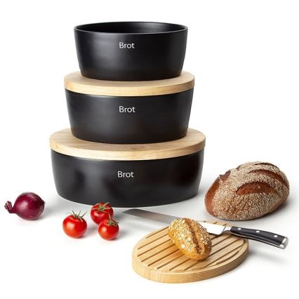Continenta C3730 - Panera 13,5x30 cm negro/beige
