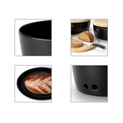 Continenta C3730 - Panera 13,5x30 cm negro/beige