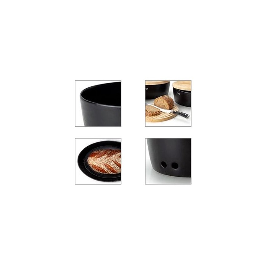 Continenta C3730 - Panera 13,5x30 cm negro/beige