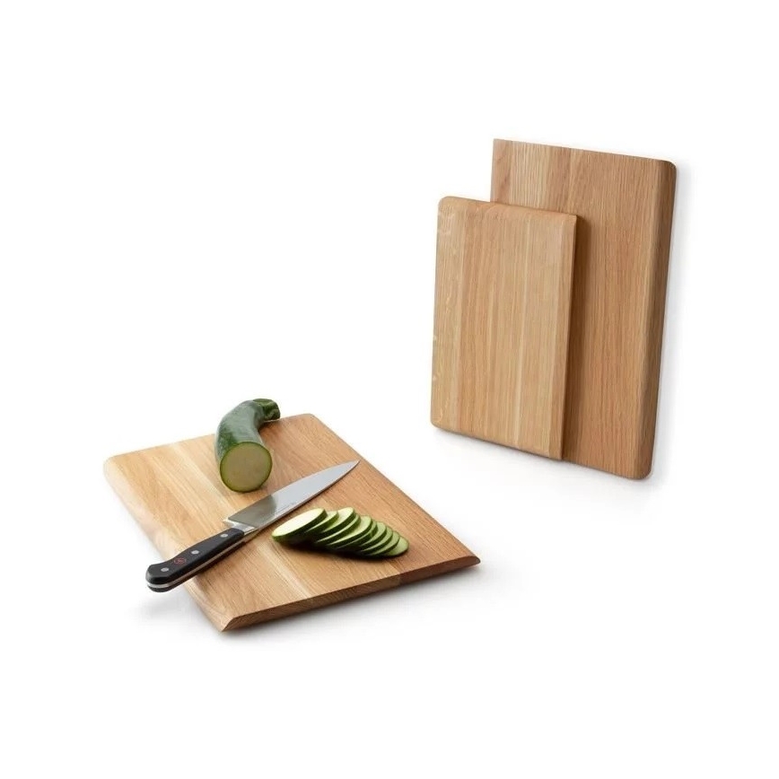 Continenta C4120 - Tabla de cortar de cocina 24x16 cm roble