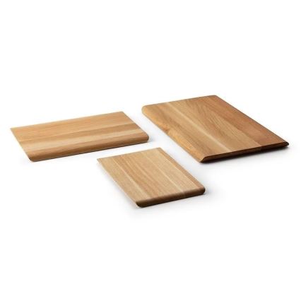 Continenta C4120 - Tabla de cortar de cocina 24x16 cm roble