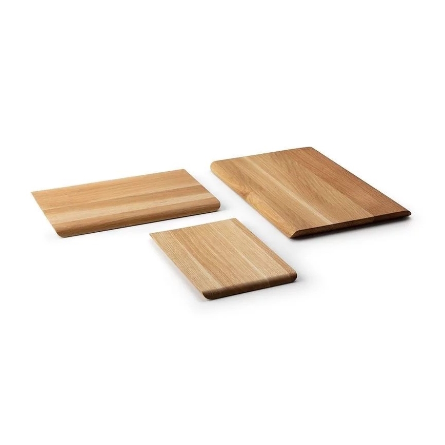 Continenta C4120 - Tabla de cortar de cocina 24x16 cm roble