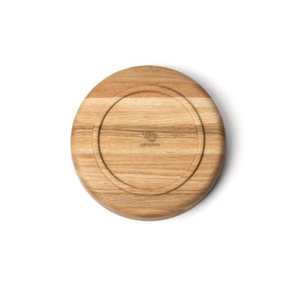 Continenta C4134 - Cuenco de madera 25x4,8 cm roble