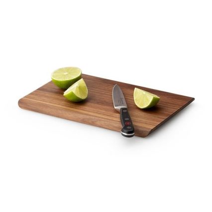 Continenta C4220 - Tabla de cortar de cocina 24x16 cm madera de nogal