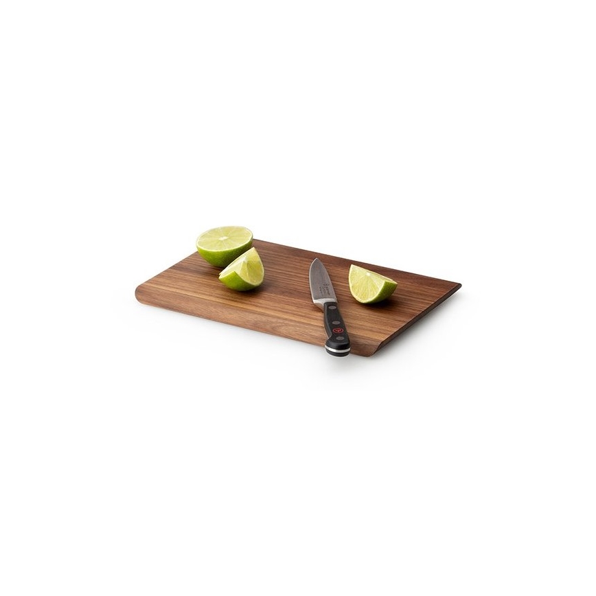 Continenta C4220 - Tabla de cortar de cocina 24x16 cm madera de nogal