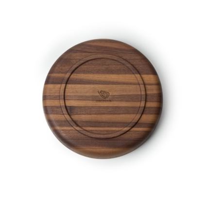 Continenta C4233 - Cuenco de madera 20x4,3 cm nogal