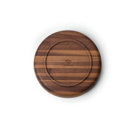 Continenta C4234 - Cuenco de madera 25x4,8 cm nogal