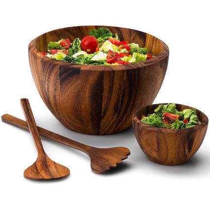 Continenta C4841 - Cubiertos para ensalada 36 cm acacia