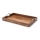 Continenta C4867 - Bandeja con asas metálicas 53x36 cm acacia