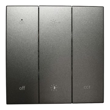 Control remoto de pared SHAPE, 2x AAA, negro