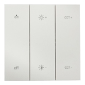 Control remoto de pared SHAPE 2xAAA blanco