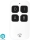Control remoto inteligente ZigBee 1xCR2032