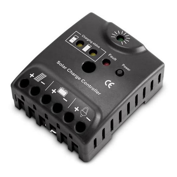 Controlador de carga solar 10A 12/24V