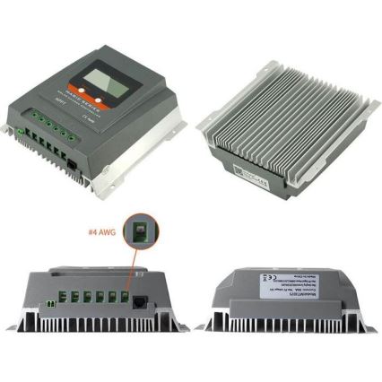 Controlador de carga solar MPPT MT3075 12/24V/30A