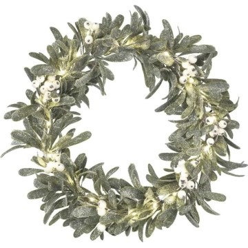 Corona navideña LED 25 LEDs / 3x AA Ø 35 cm