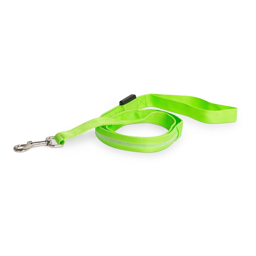 Correa recargable LED 120 cm 2xCR2032/5V/40 mAh verde