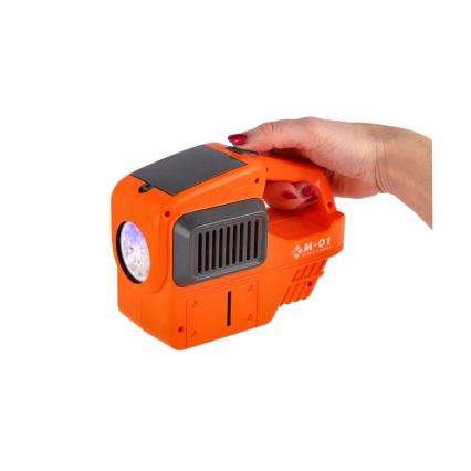 Cortacésped con máquina de burbujas y luz 4xAA