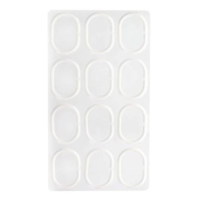 Cortina de ducha TORO EASY 178×199 cm blanco/gris