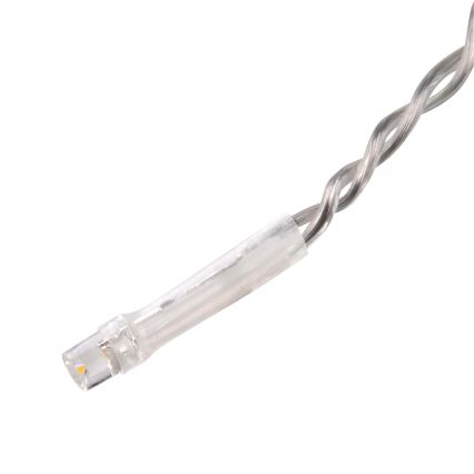 Cortina de luces LED ESTELLA, 47 LEDs/8 funciones, 3,5 m, blanco cálido