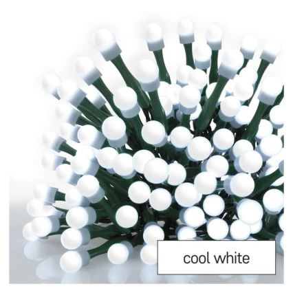 Cortina de luces LED para Navidad 60xLED/1,35W 635x50 cm blanco frío