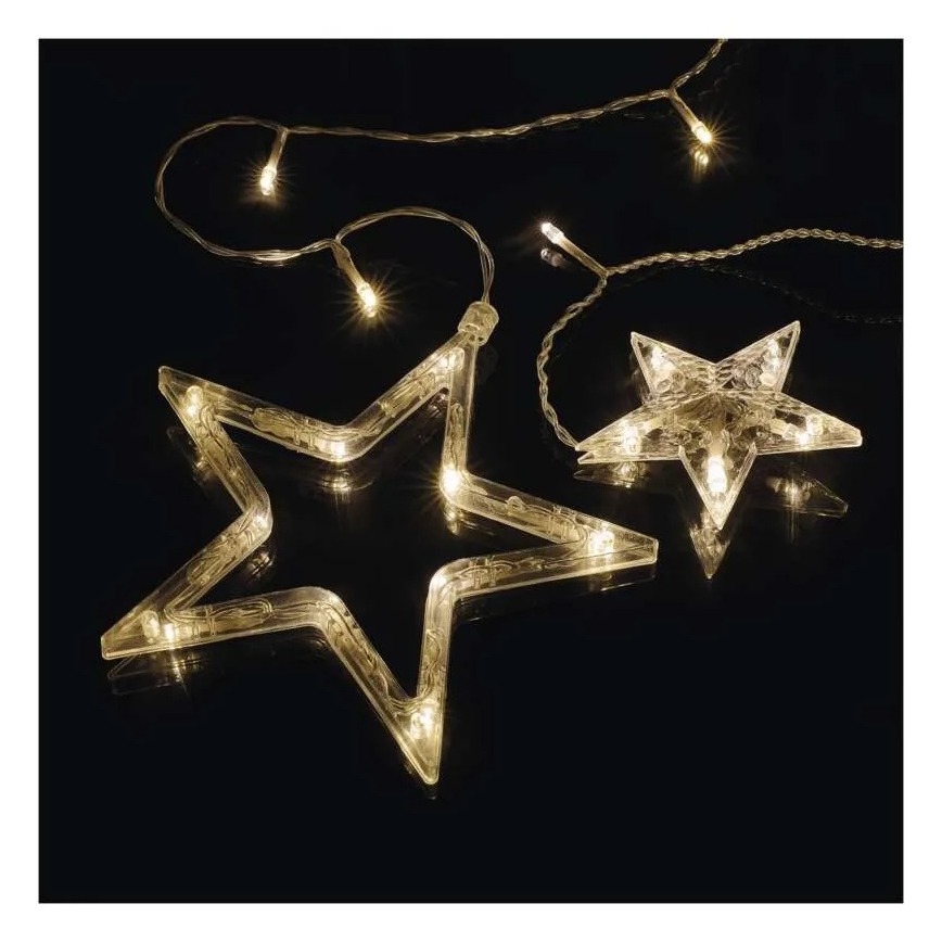 Cortina de Navidad LED 115xLED/1,35W 6,85x1,05 m blanco cálido