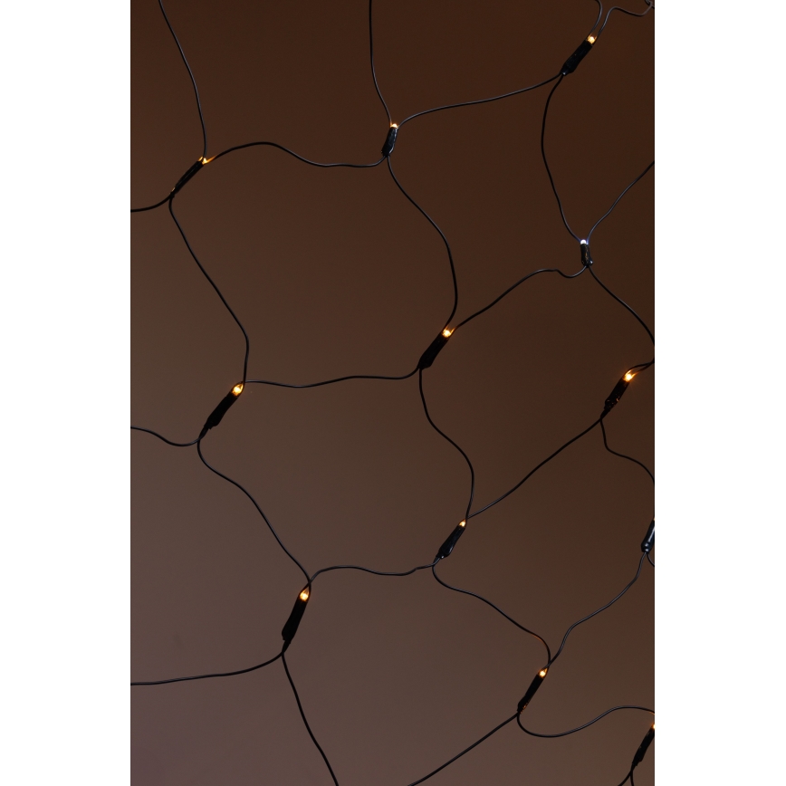 Cortina de Navidad LED exterior NET 240xLED/7,2W/230V 1,5x2 m IP44 blanco cálido
