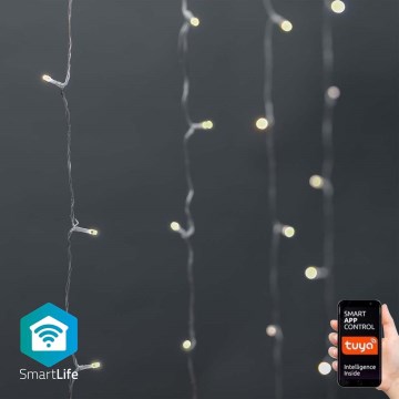 Cortina LED navideña 200xLED/11 funciones 6m IP65 Wi-Fi Tuya blanco cálido a frío