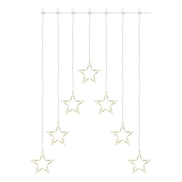 Cortina LED navideña 70xLED/3,6W 567x125 cm blanco cálido