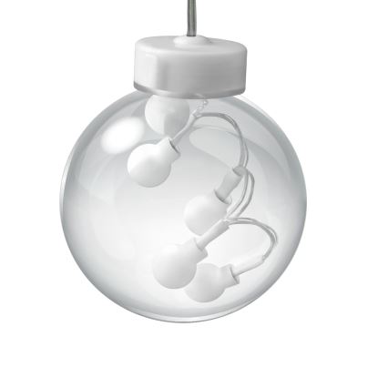 Cortina LED WISH BALLS 108 LEDs/8 funciones 4,5 m blanco cálido