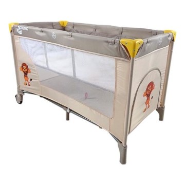COSING - Cuna de viaje con posiciones ajustables ADAM Lion Beige