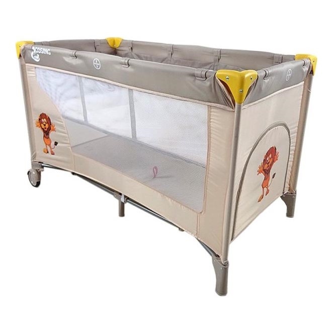 COSING - Cuna de viaje con posiciones ajustables ADAM Lion Beige