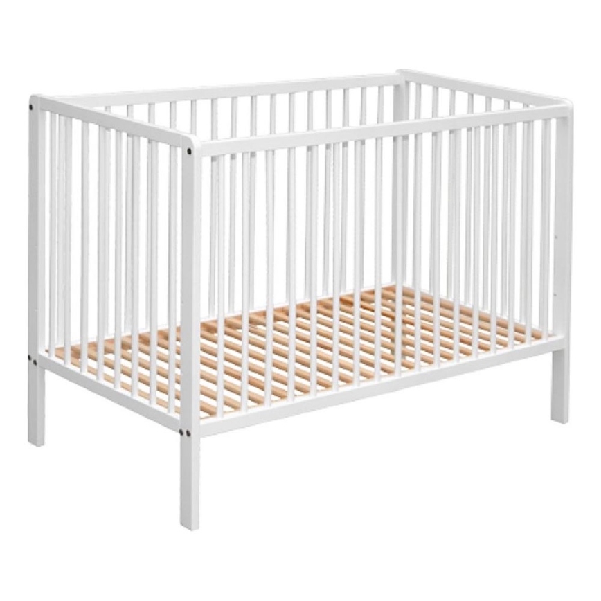 COSING - Cuna para bebé 120x60 cm haya/blanco