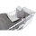 COSING - Set de 10 piezas para recién nacido Sleeplease, gris/blanco