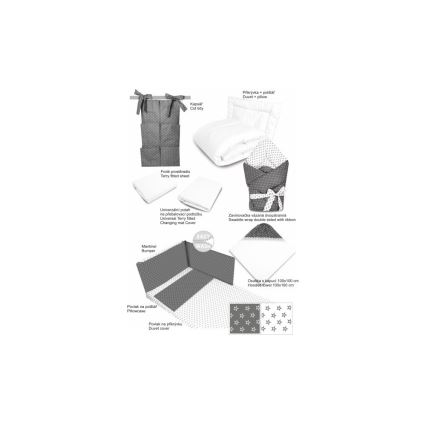 COSING - Set de 10 piezas para recién nacido Sleeplease, gris/blanco